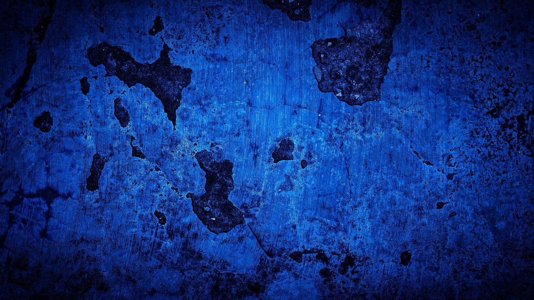 sfondo grunge della parete blu. sfondo astratto foto