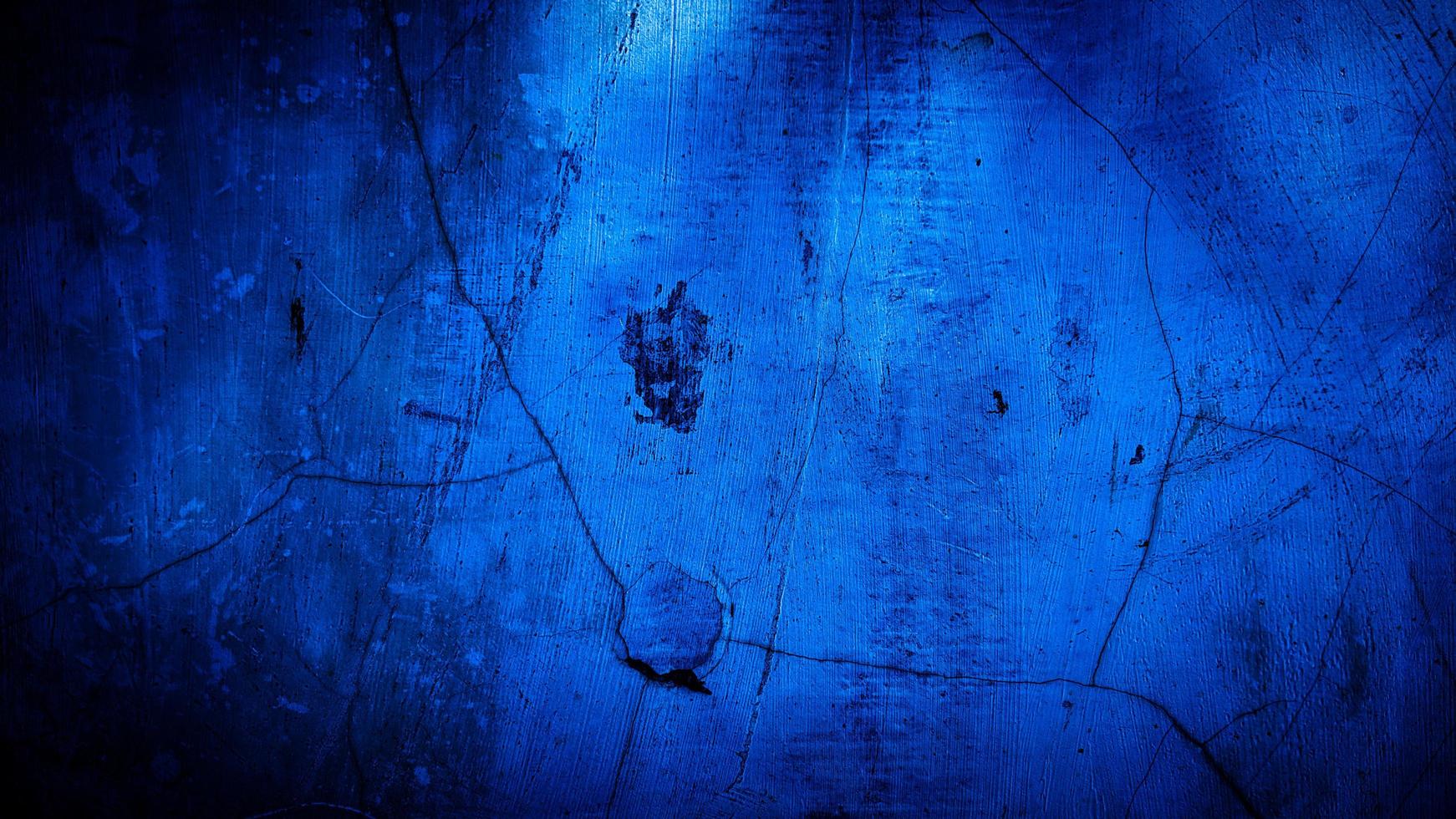 sfondo grunge della parete blu. sfondo astratto foto