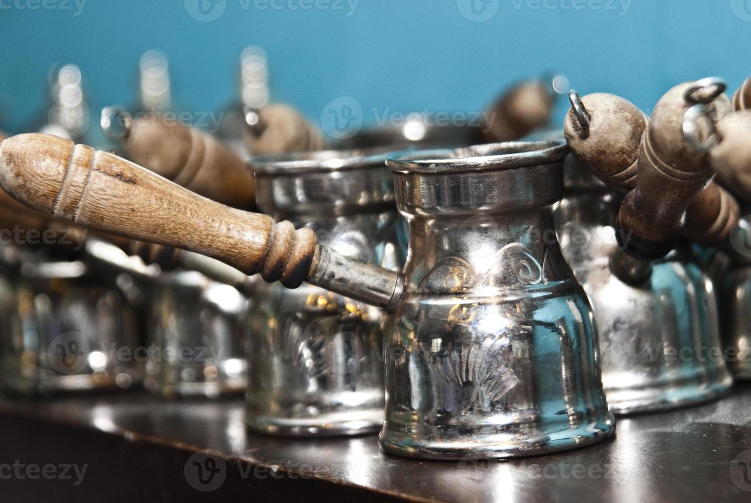 modo tradizionale turco di fare il caffè.turka foto