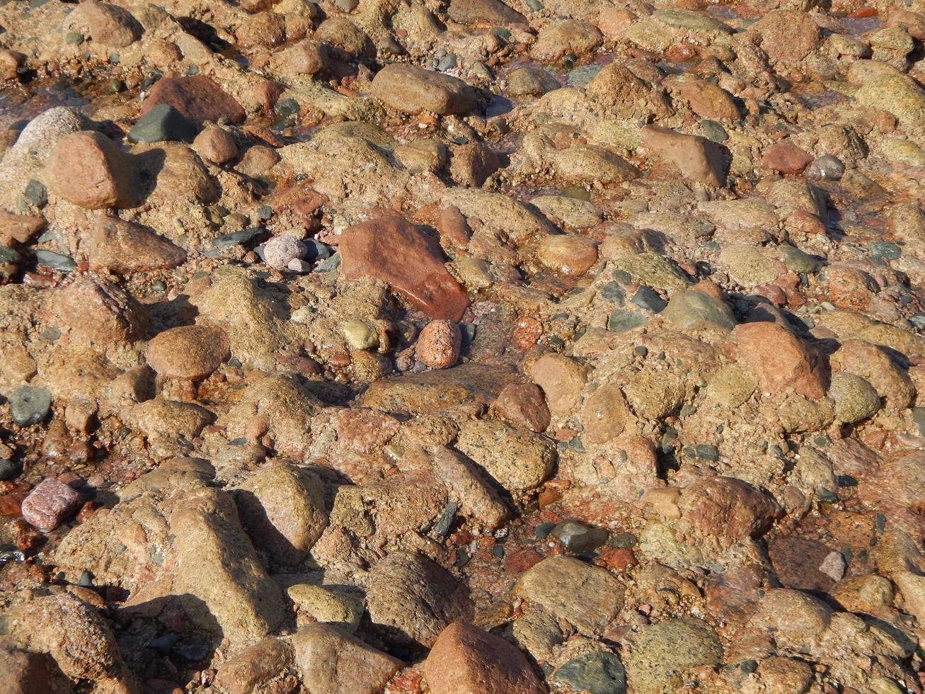 struttura di pietra sul mar rosso dell'egitto foto