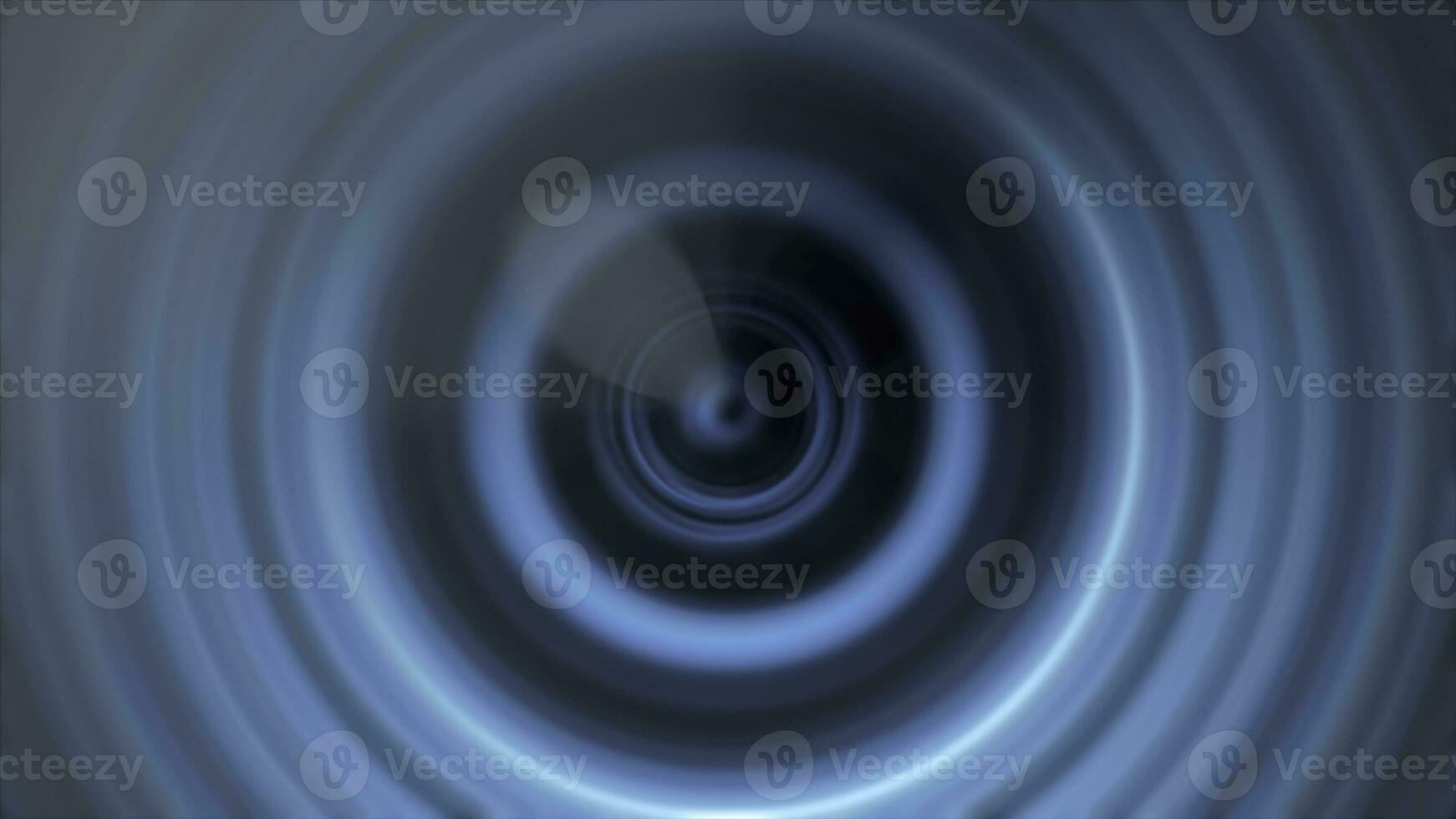movimento di astratto blu raggiante cerchi. senza soluzione di continuità loop. foto