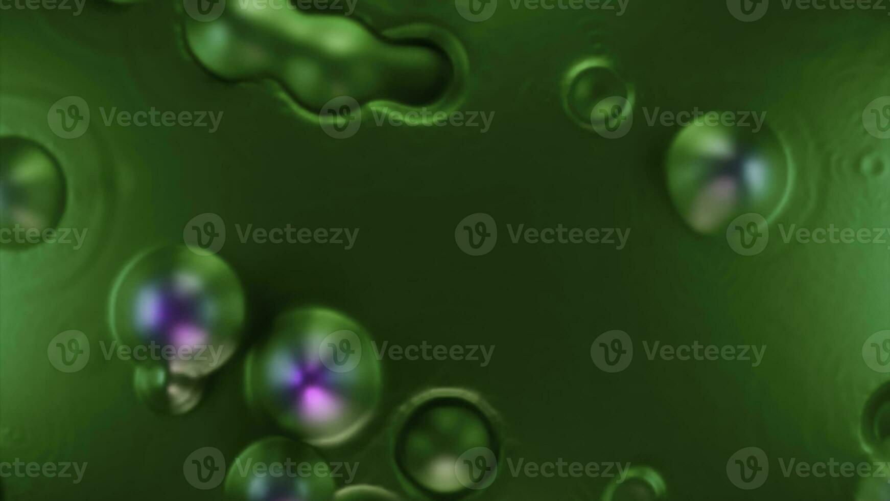 astratto verde acido pioggia gocce. design. colorato caduta gocce di liquido, superiore Visualizza. foto