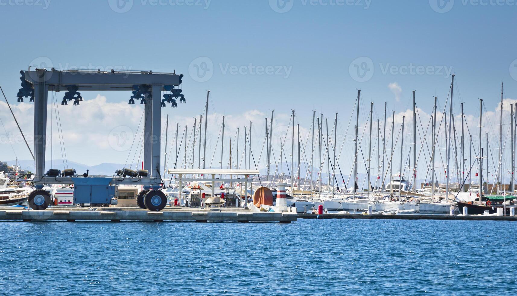 cantiere navale foto e macchina