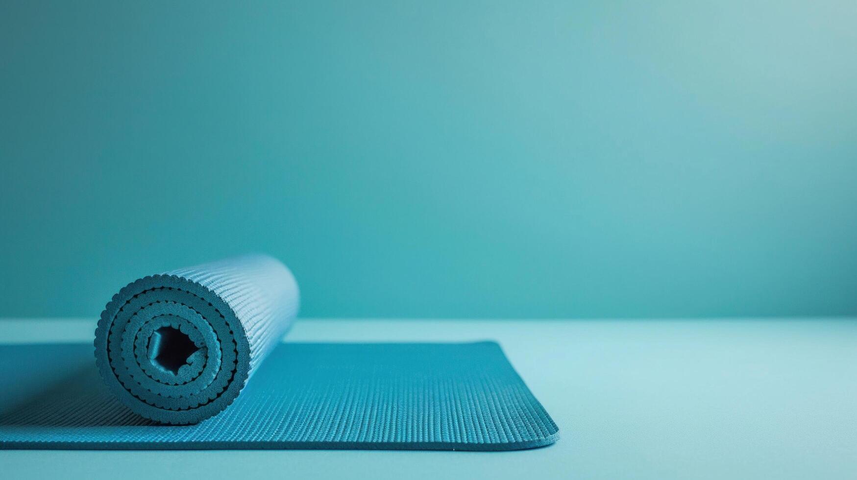 ai generato yoga pubblicità sfondo con copia spazio foto