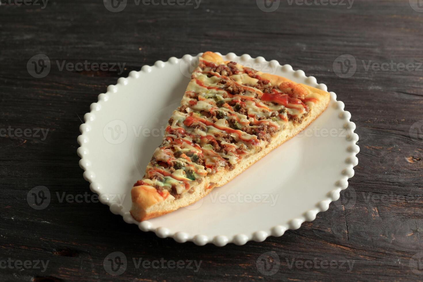 formaggio Manzo paprica Pizza foto