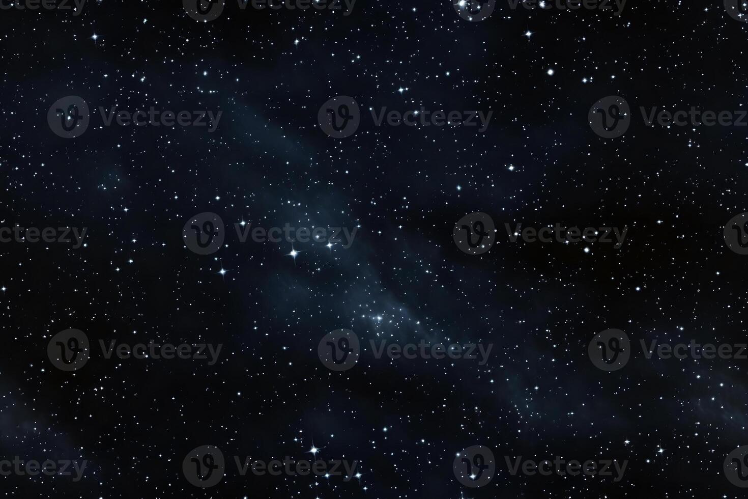 ai generato senza soluzione di continuità struttura e fotogramma intero sfondo di stellato notte cielo, neurale Rete generato Immagine foto