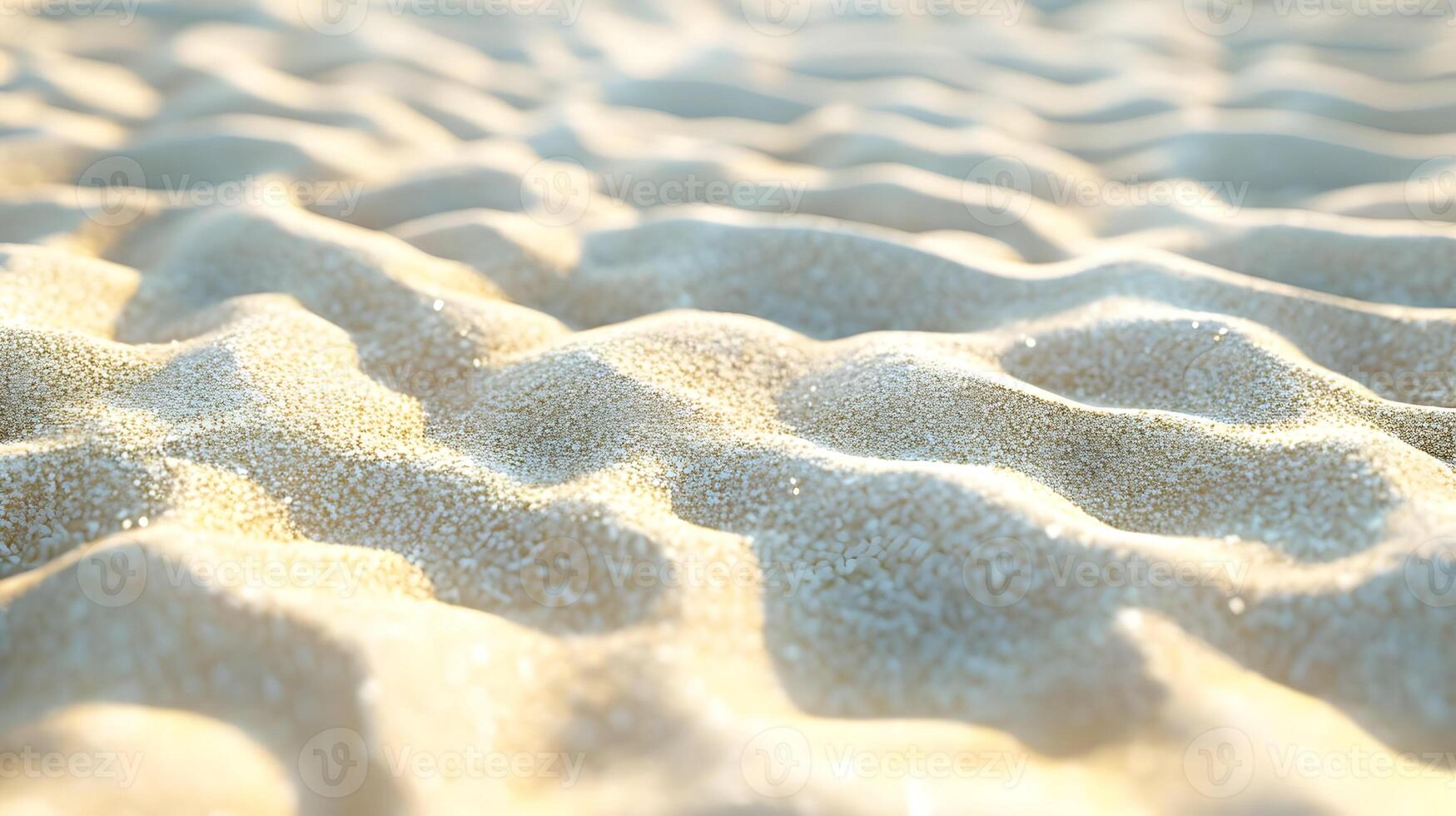 ai generato avvicinamento foto di spiaggia sabbia sfondo. sabbia struttura. alto qualità. ai generativo