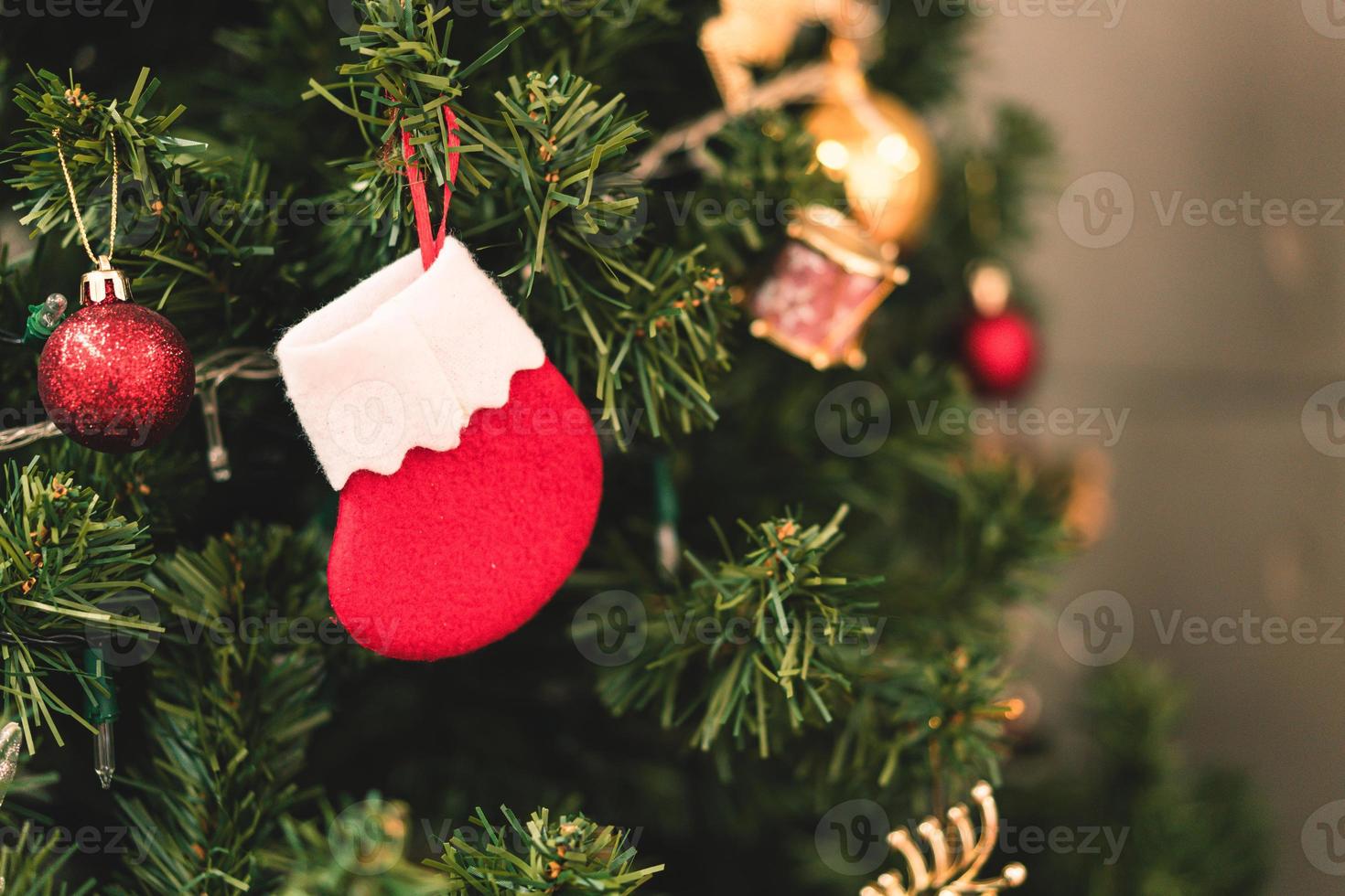 ornamenti per la decorazione dell'albero di natale foto