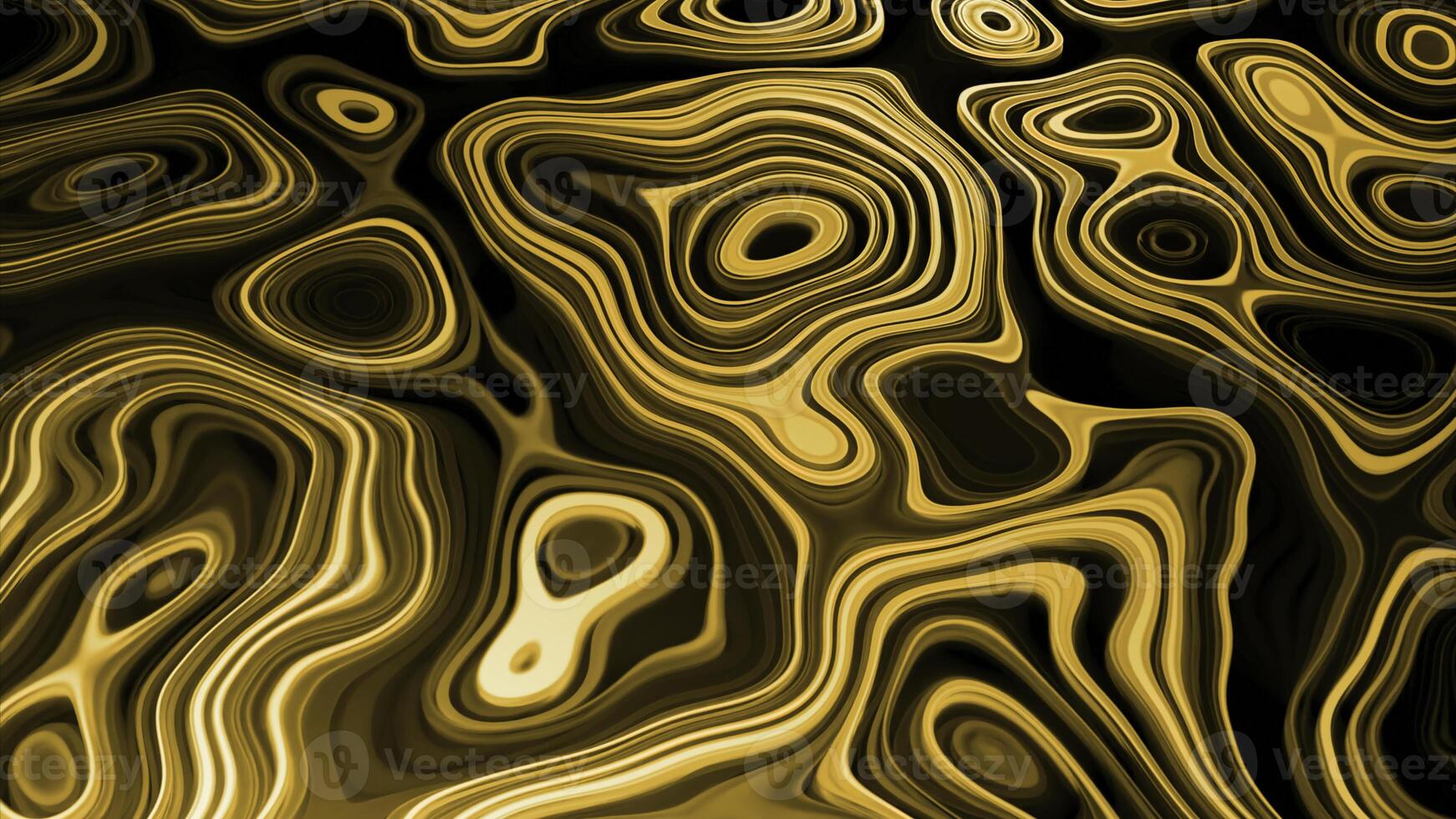 luminosa in movimento liquido con marmo modello. design. bellissimo 3d modello di in movimento curvo Linee su nero sfondo. topografica modello nel in movimento astratto fluido foto