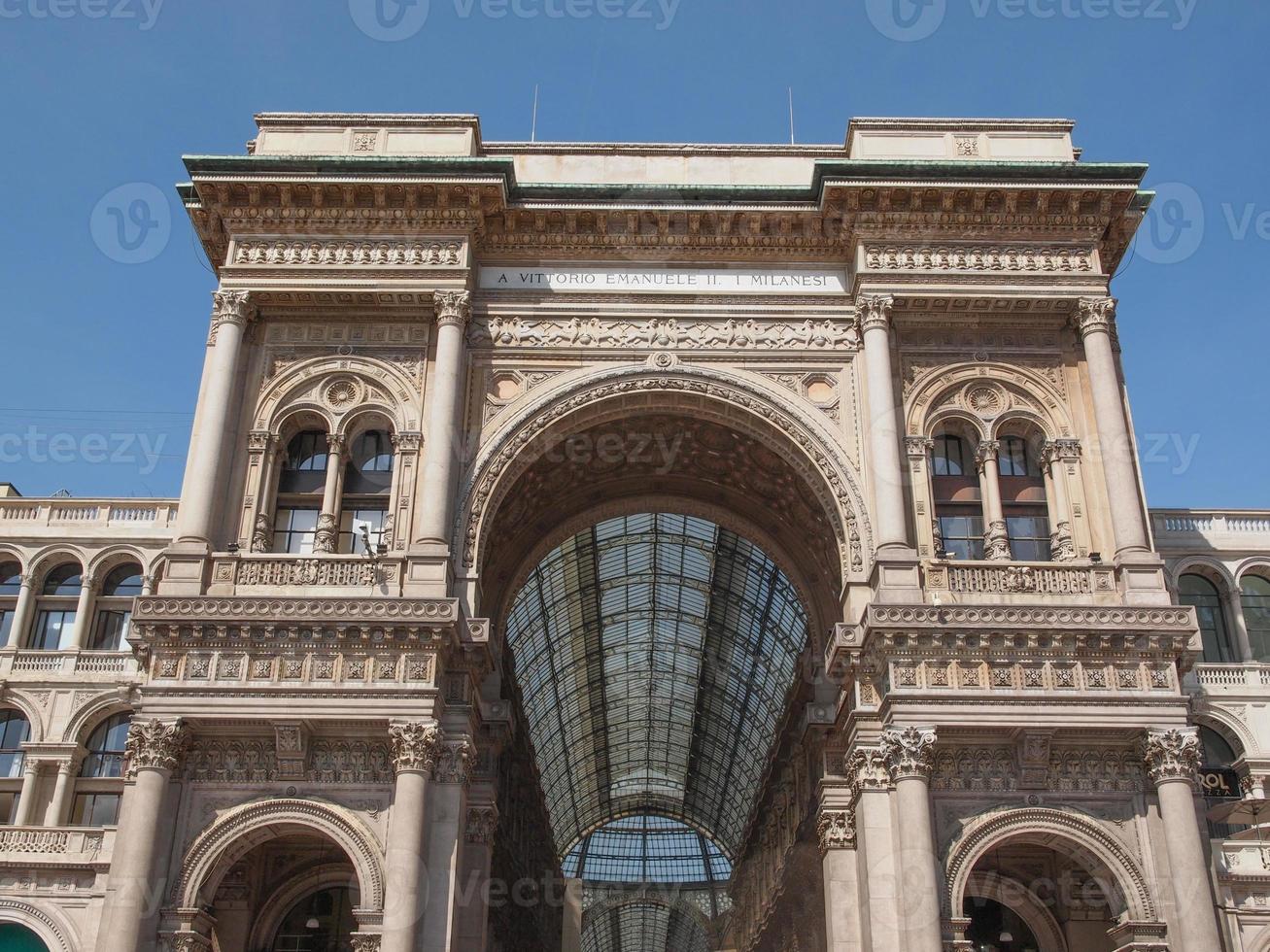 galleria vittorio emanuele ii milano foto