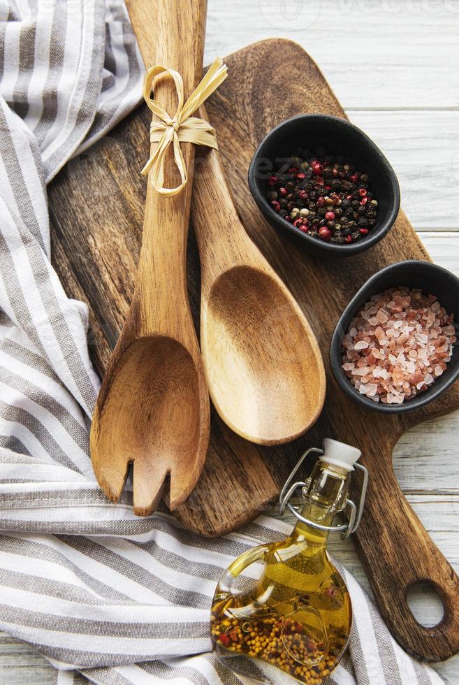 vecchi utensili da cucina vintage foto