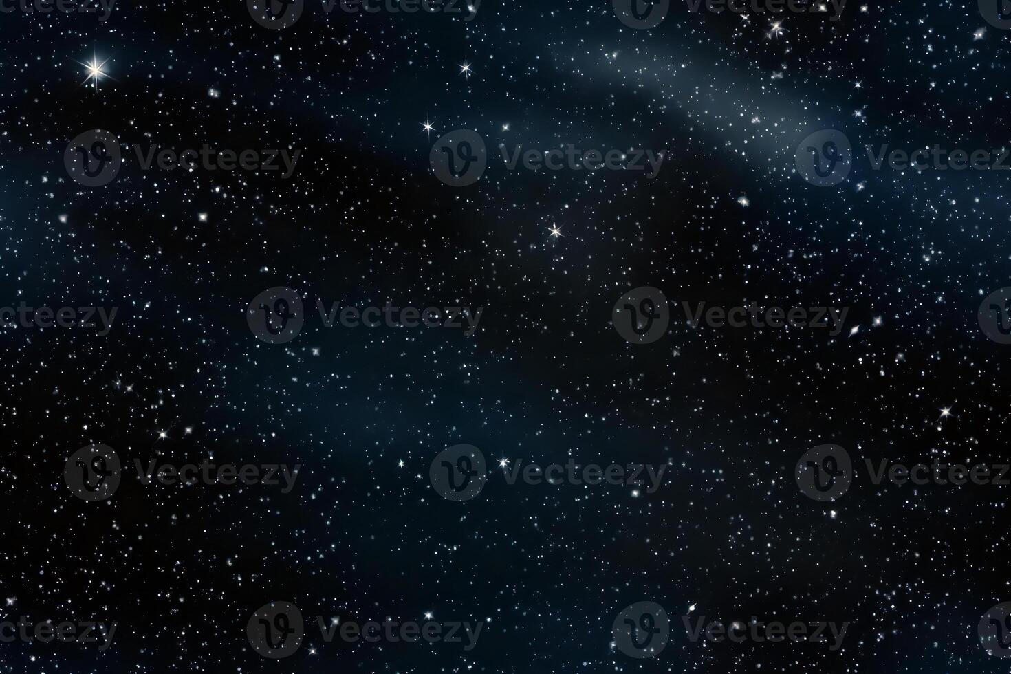 ai generato senza soluzione di continuità struttura e fotogramma intero sfondo di stellato notte cielo, neurale Rete generato Immagine foto