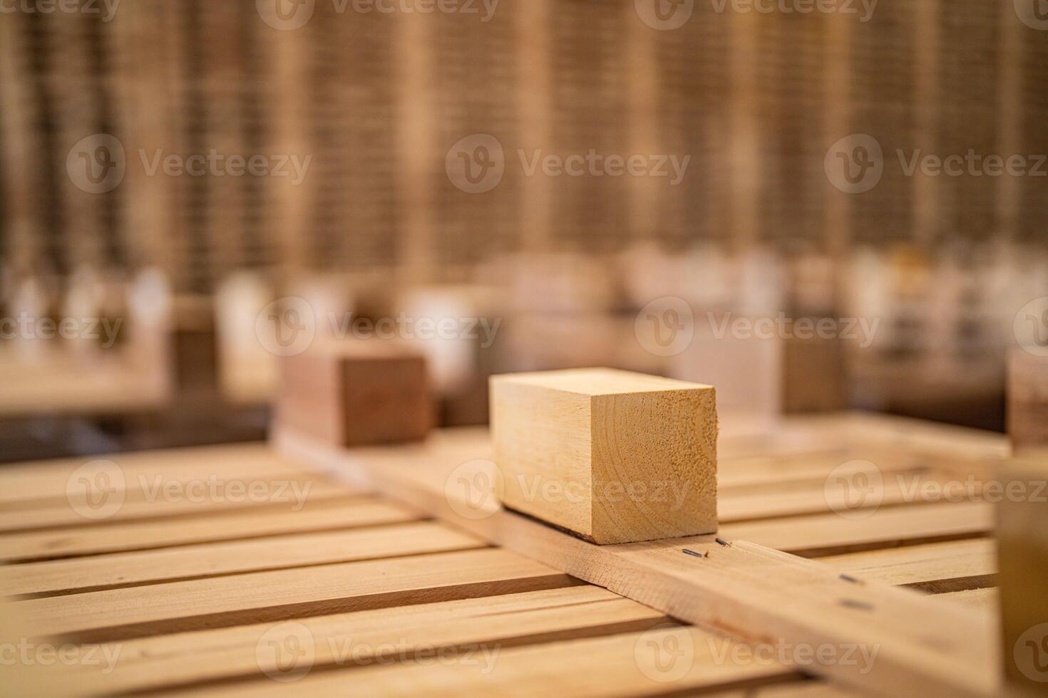 legname scatola di legna con sfondo foto