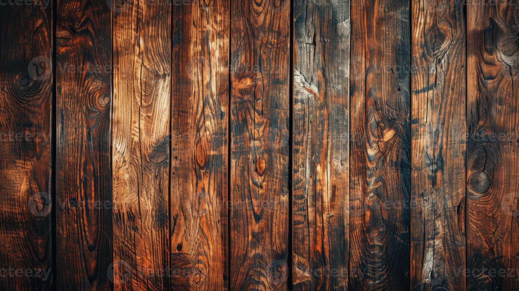 ai generato vecchio Vintage ▾ Marrone di legno struttura, di legno tavola pavimento. legna legname parete sfondo. foto