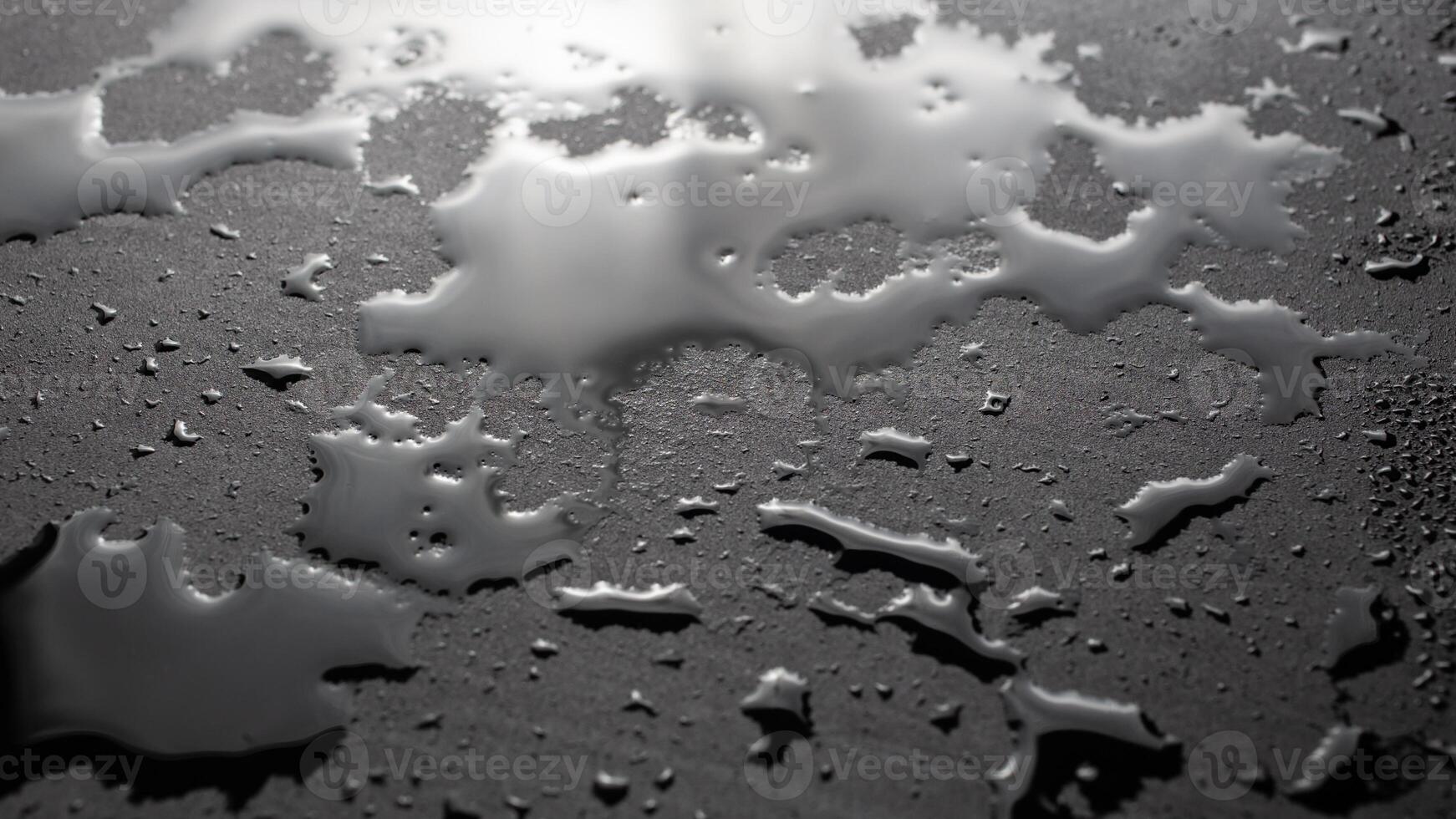 astratto sfondo di bagnato nero pulito dipinto superficie - avvicinamento con selettivo messa a fuoco foto