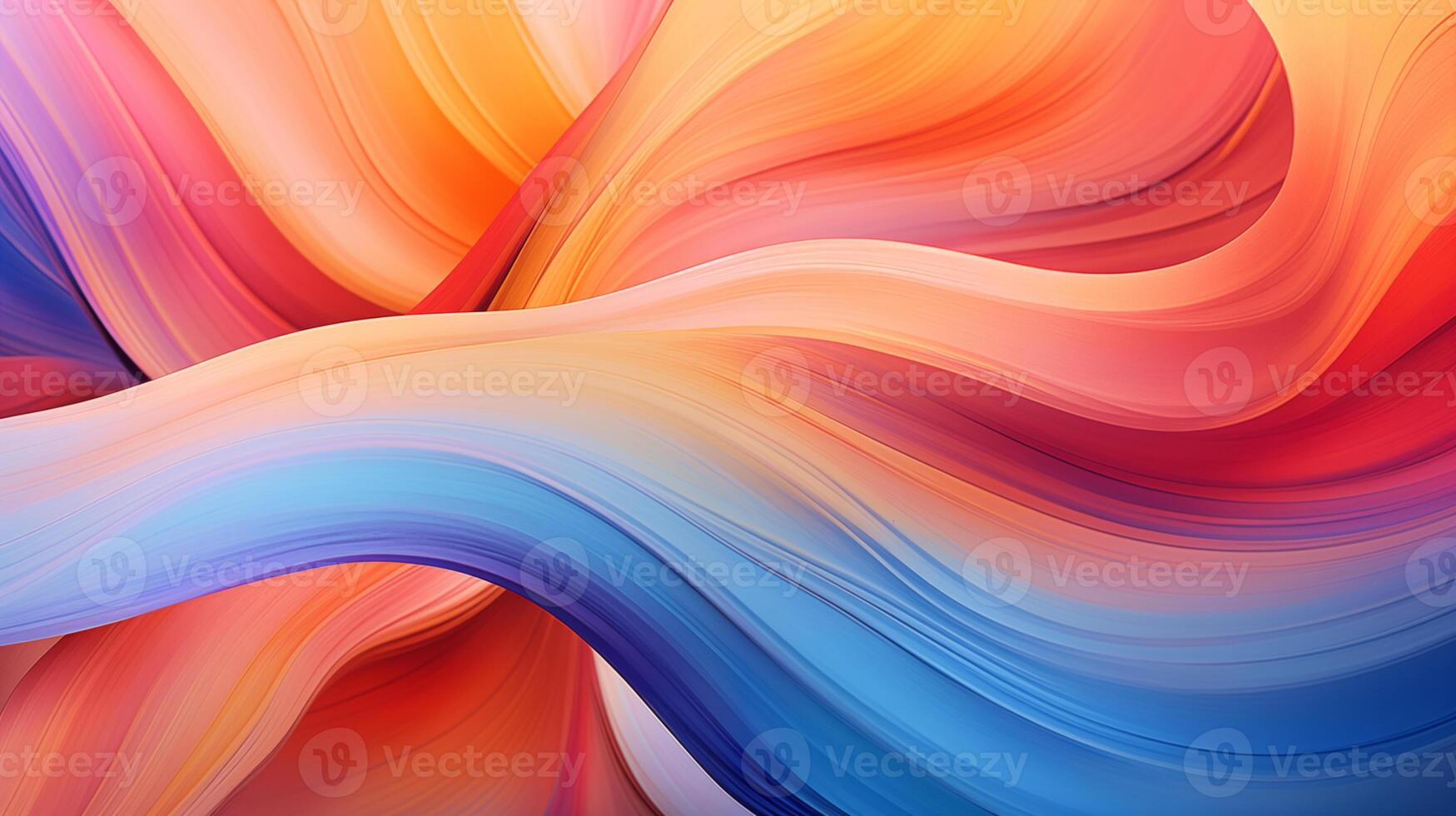 ai generato astratto arcobaleno colori inchiostro nel acqua effetto foto