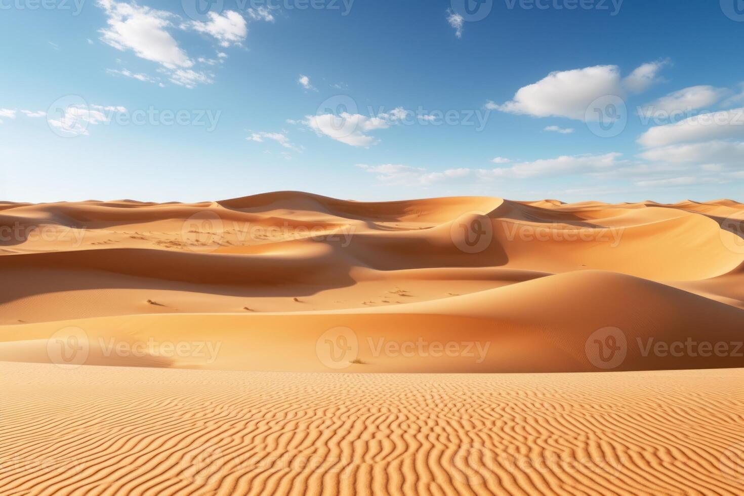 ai generato vuoto trimestre deserto dune a liwa abu dhabi unito arabo Emirates foto