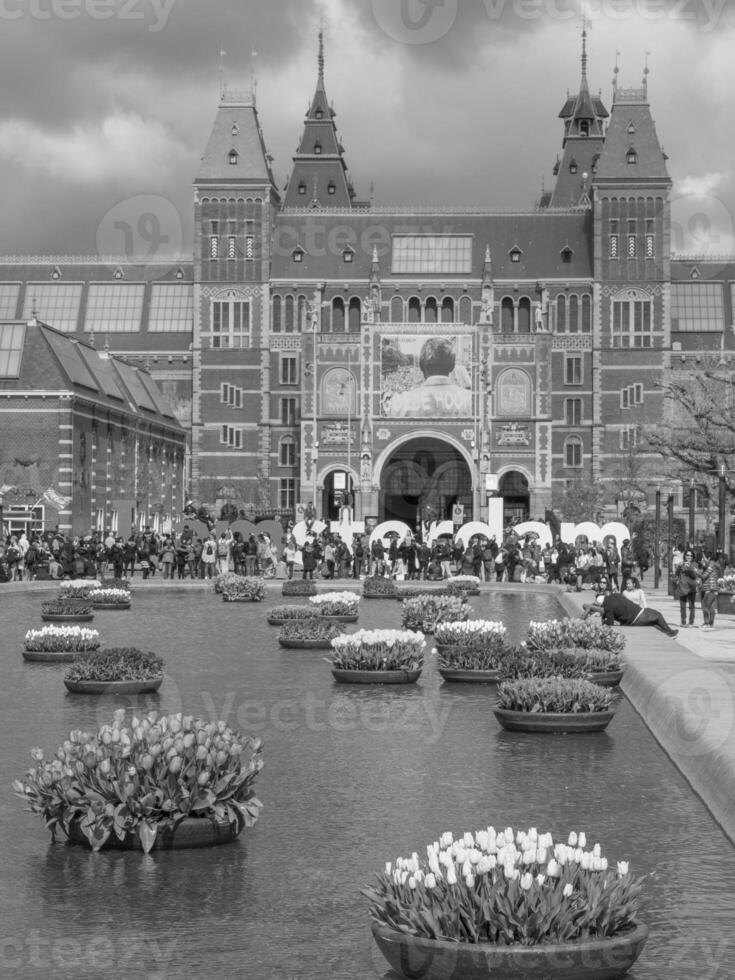 la città di Amsterdam nei Paesi Bassi foto