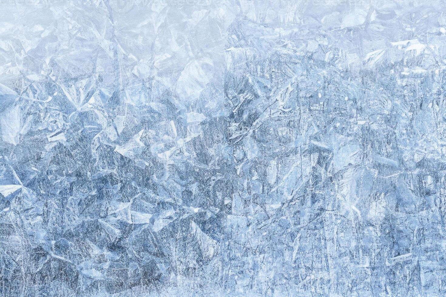 inverno modelli finestra alberi, astratto di stagione ghiaccio sfondo foto