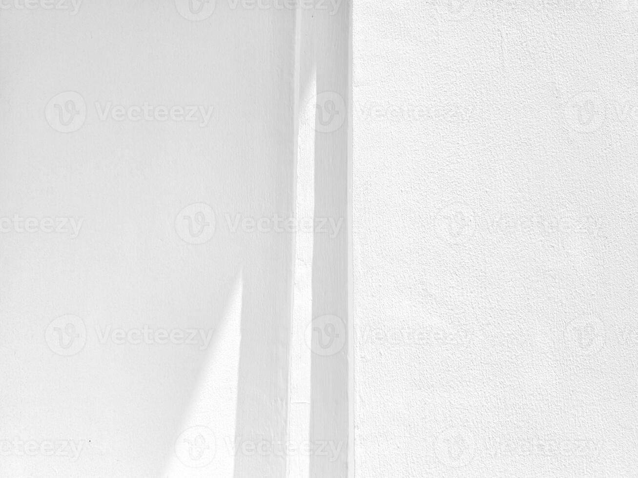 bianca stucco parete con naturale leggero e ombra sfondo. foto