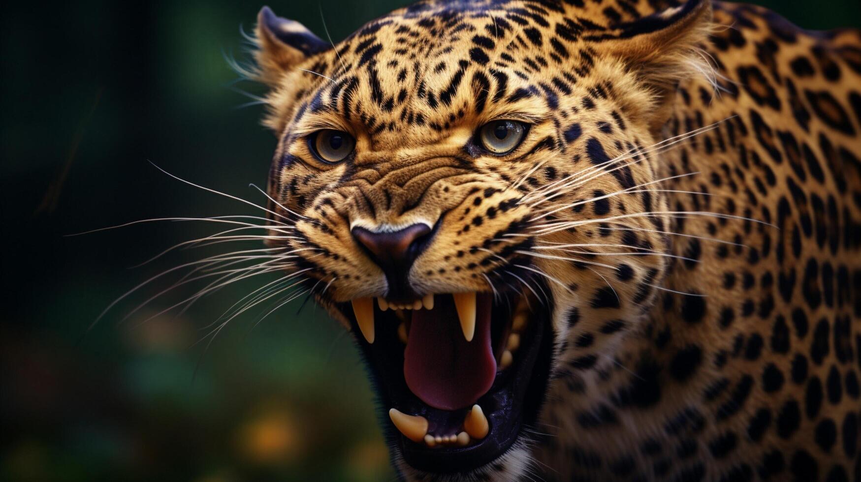 ai generato leopardo alto qualità Immagine foto