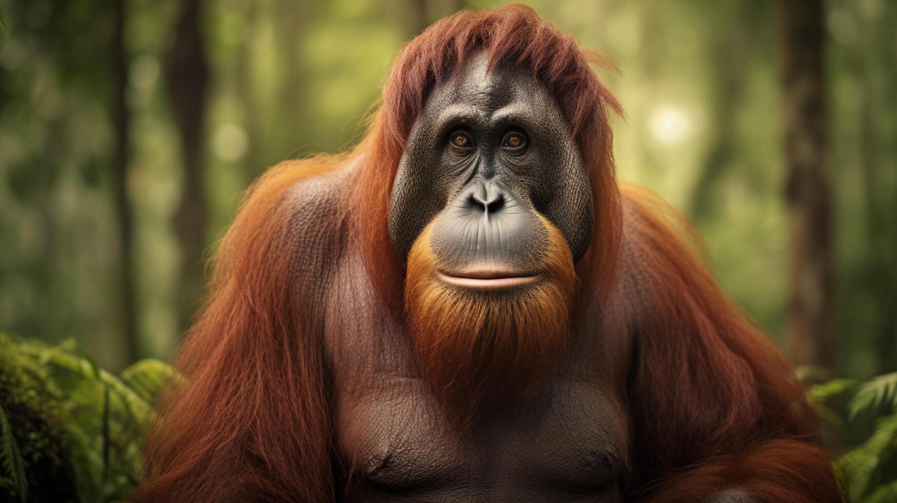 ai generato orangutan alto qualità Immagine foto