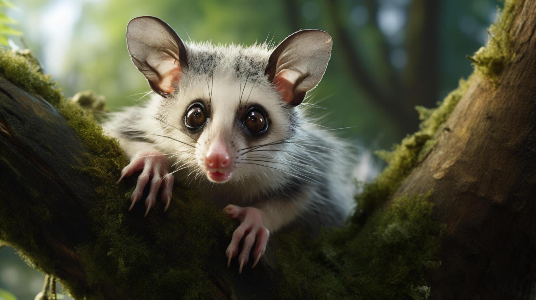 ai generato opossum alto qualità Immagine foto