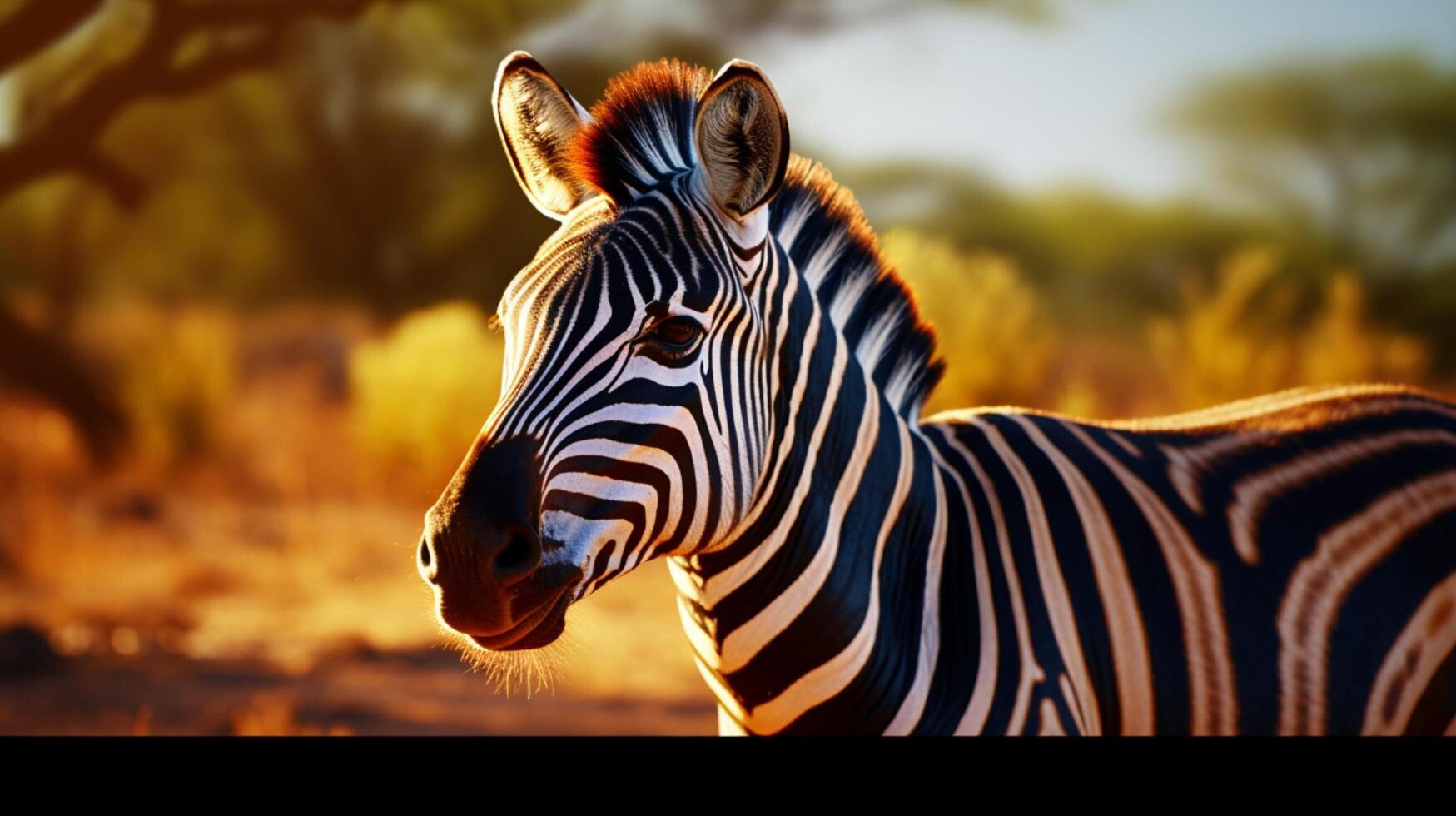 ai generato zebra alto qualità Immagine foto