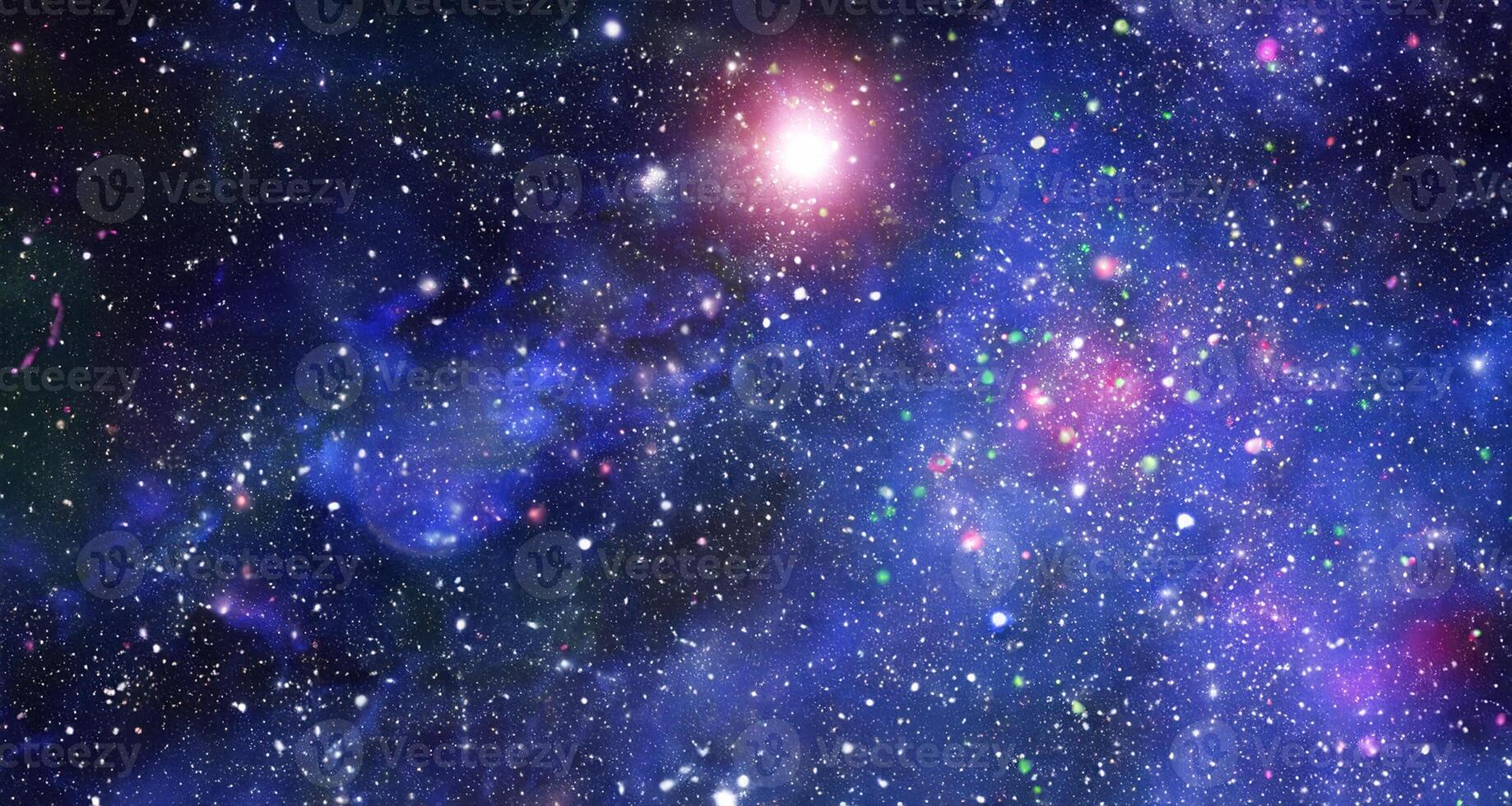 luminosa stella nebulosa. lontano galassia. astratto Immagine. elementi di Questo Immagine arredato di nasa. foto