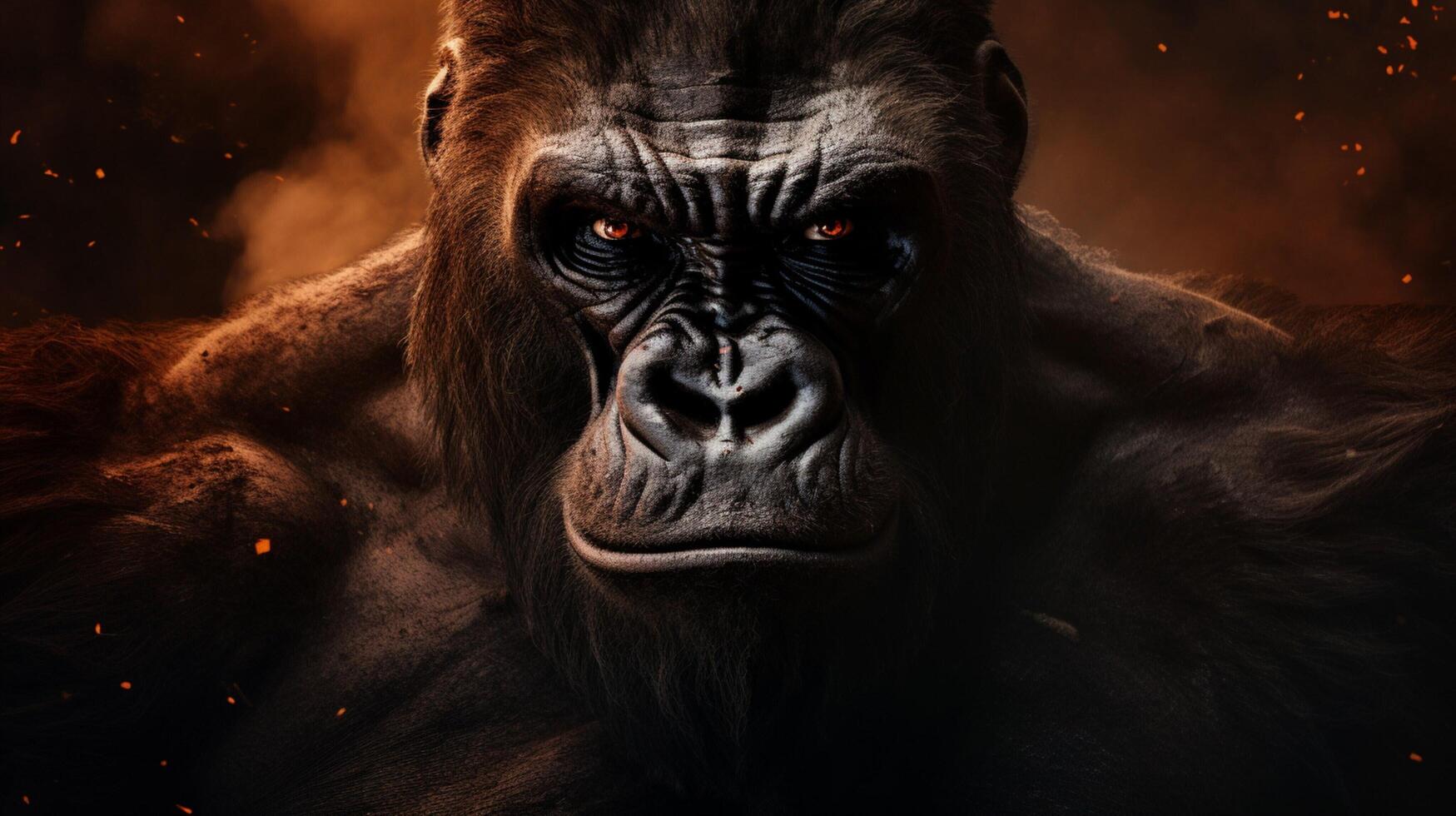 ai generato gorilla alto qualità Immagine foto