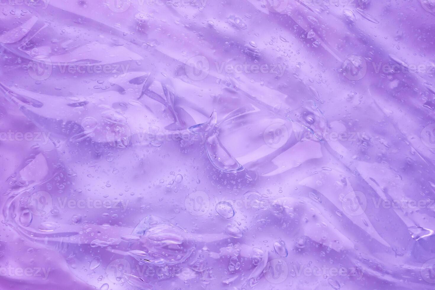 trasparente chiaro viola liquido siero gel cosmetico struttura sfondo foto