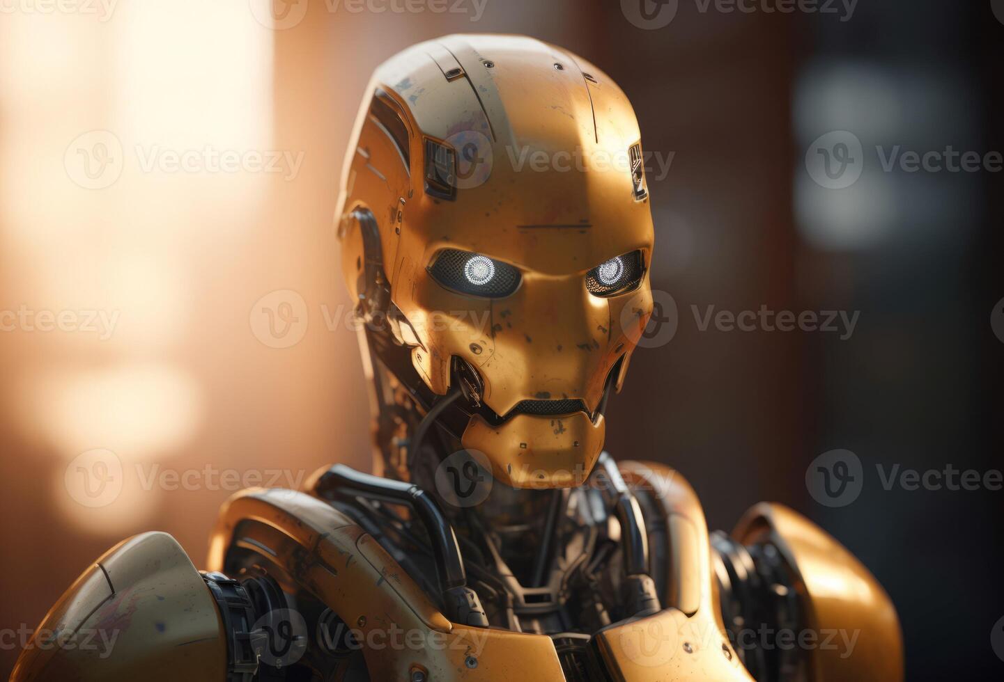 ai generato umanoide robot futuristico. creare ai foto