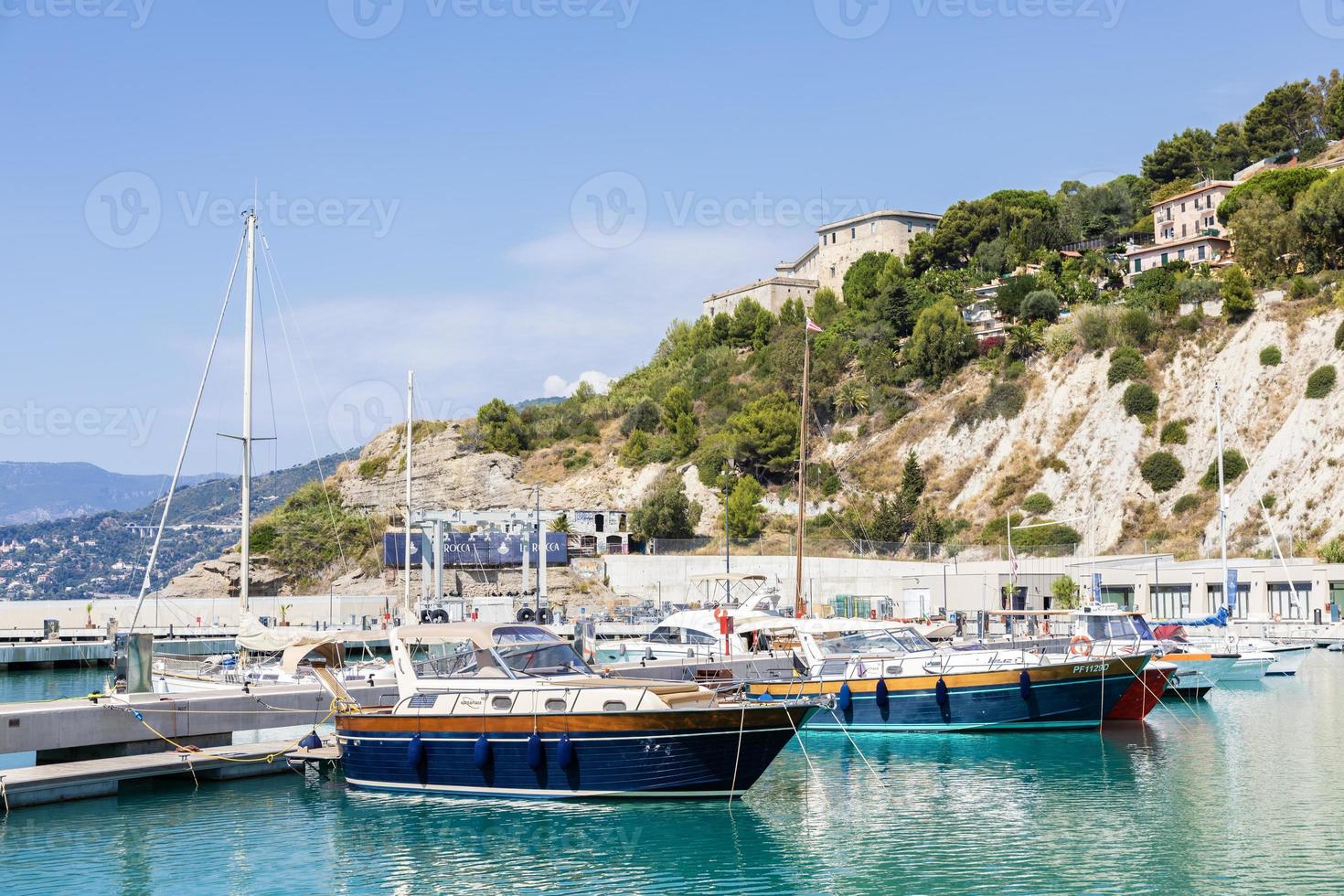 cala del forte - ventimiglia. Il nuovissimo porto turistico dei porti del principato di monaco foto