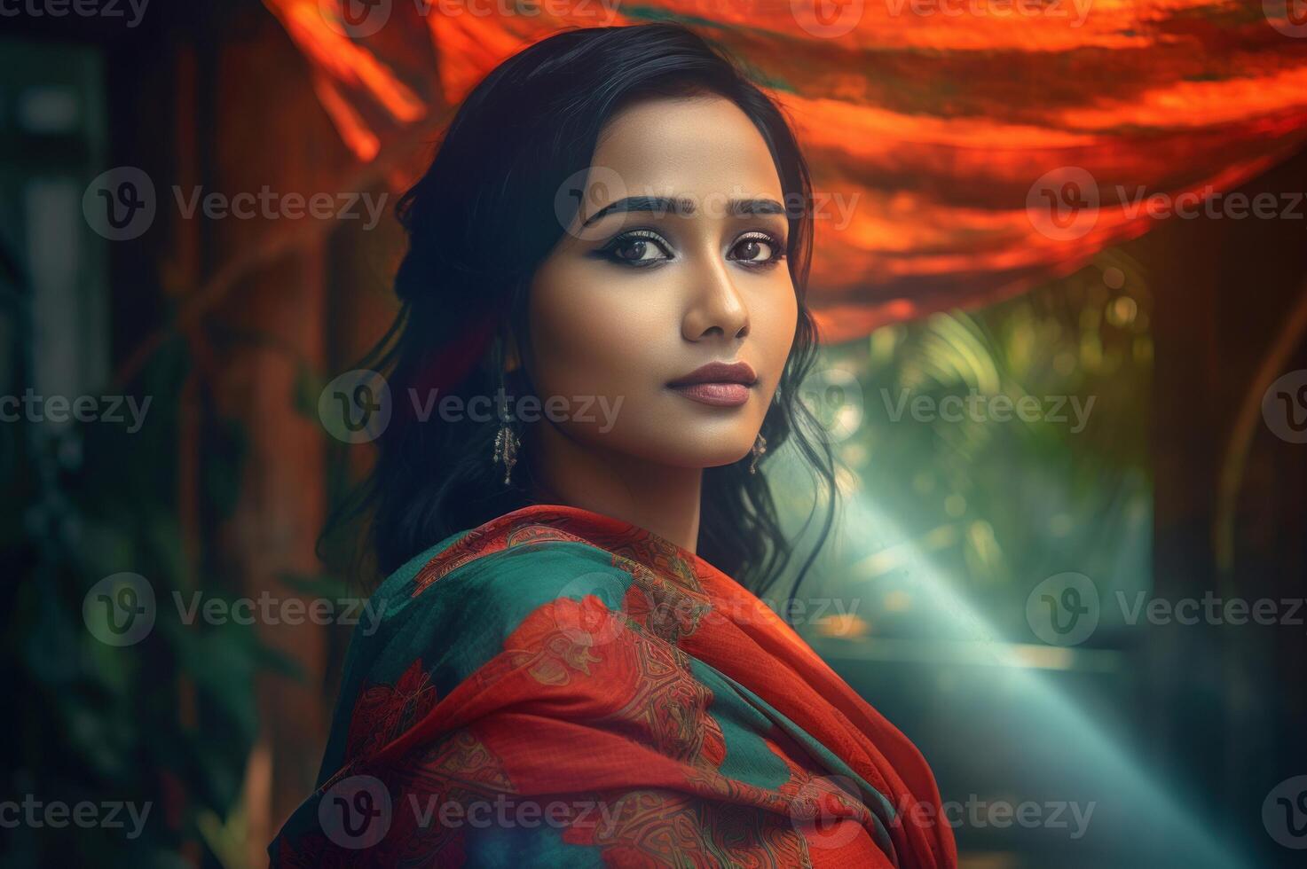 ai generato bangladesh maggior parte bellissimo attrice. creare ai foto