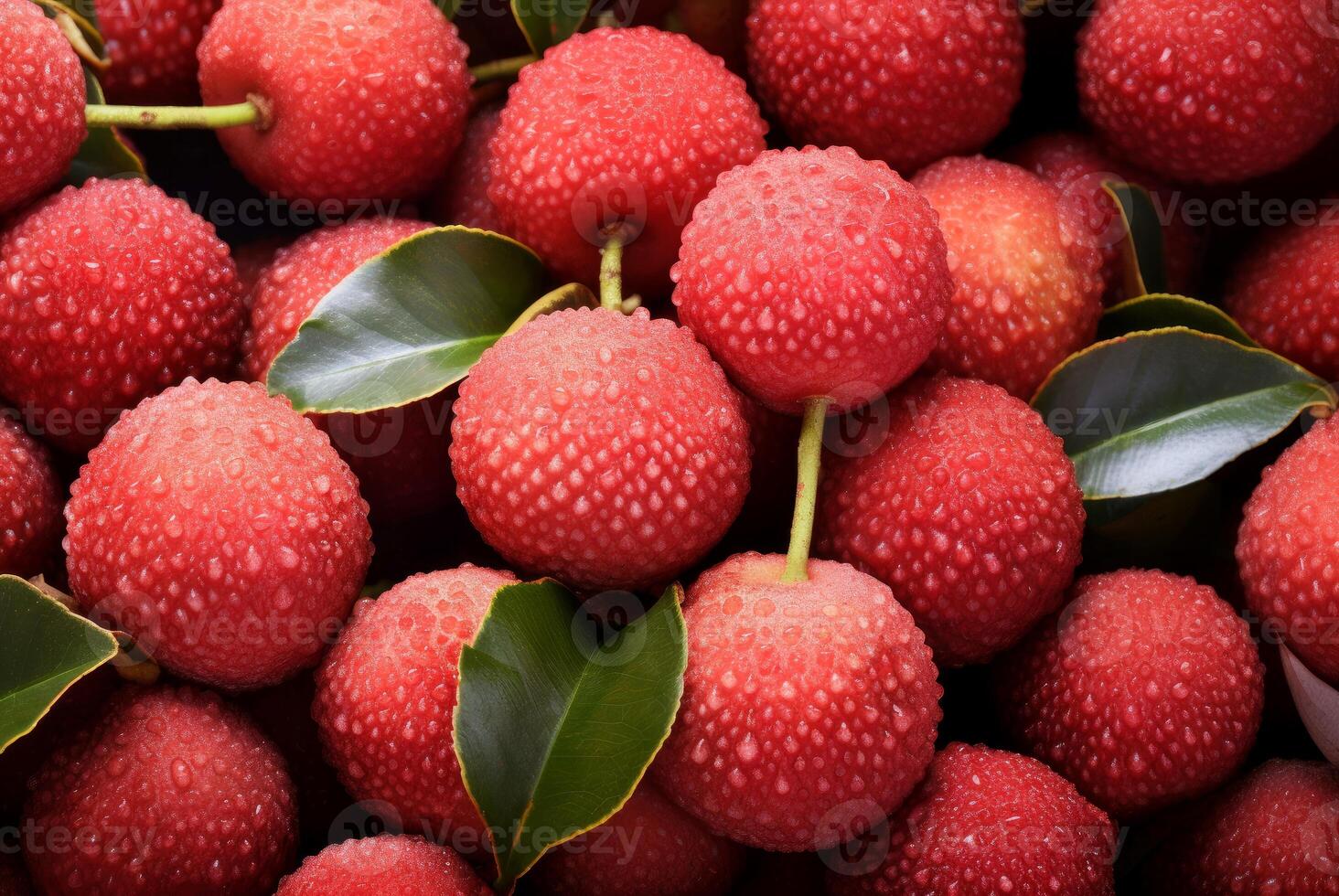 ai generato estetico litchi modello. creare ai foto