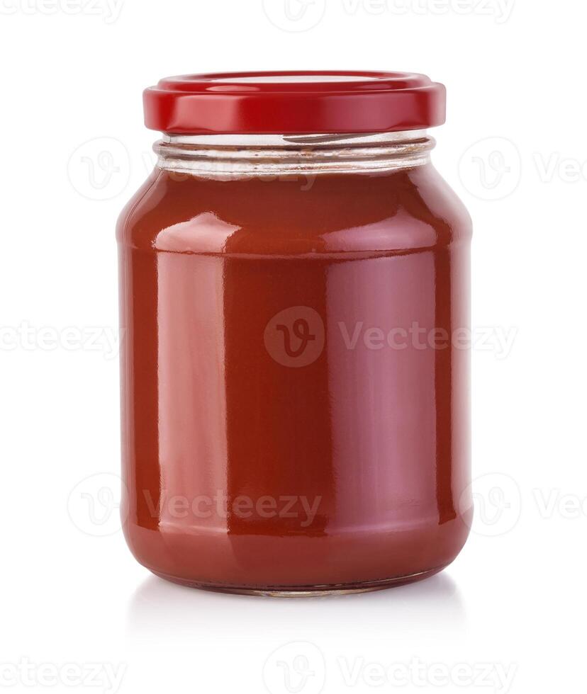 marmellata vaso isolato foto