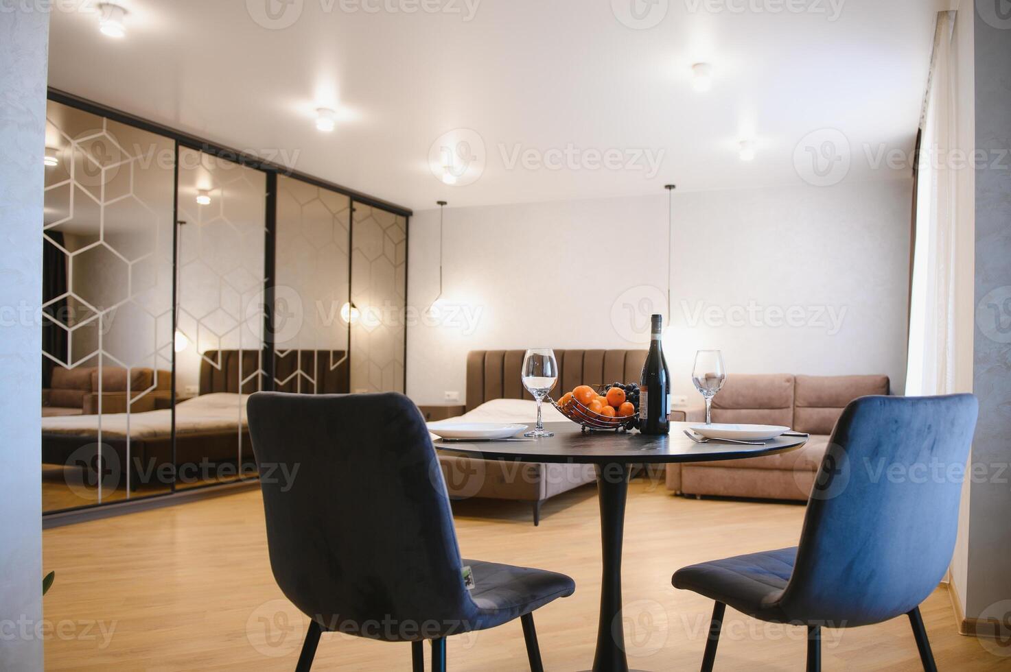 elegante appartamento interno. idea per casa design foto