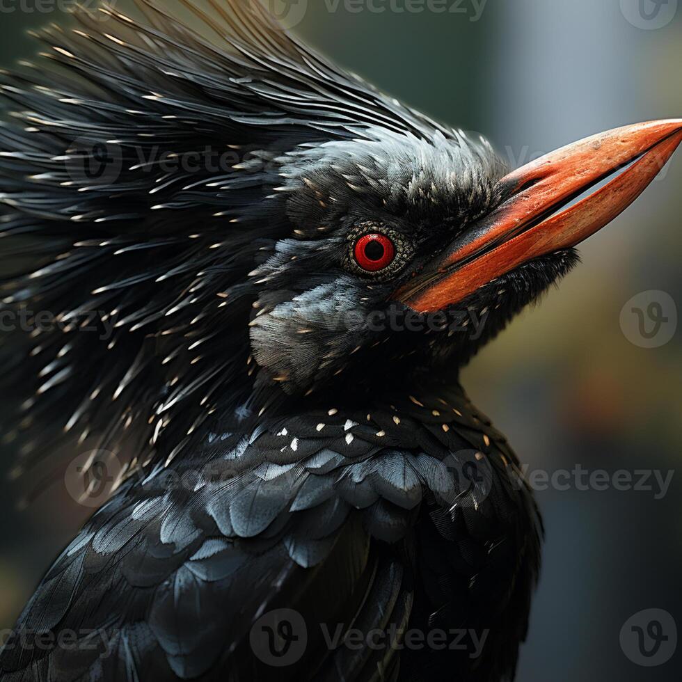 ai generato iperrealistico bellissimo colorato uccello foto