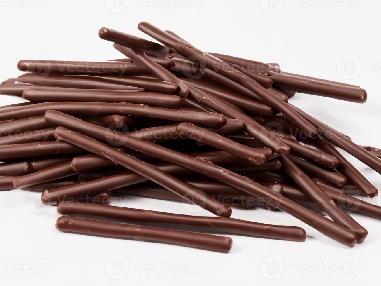 cioccolato bastoni vicino su sfondo foto