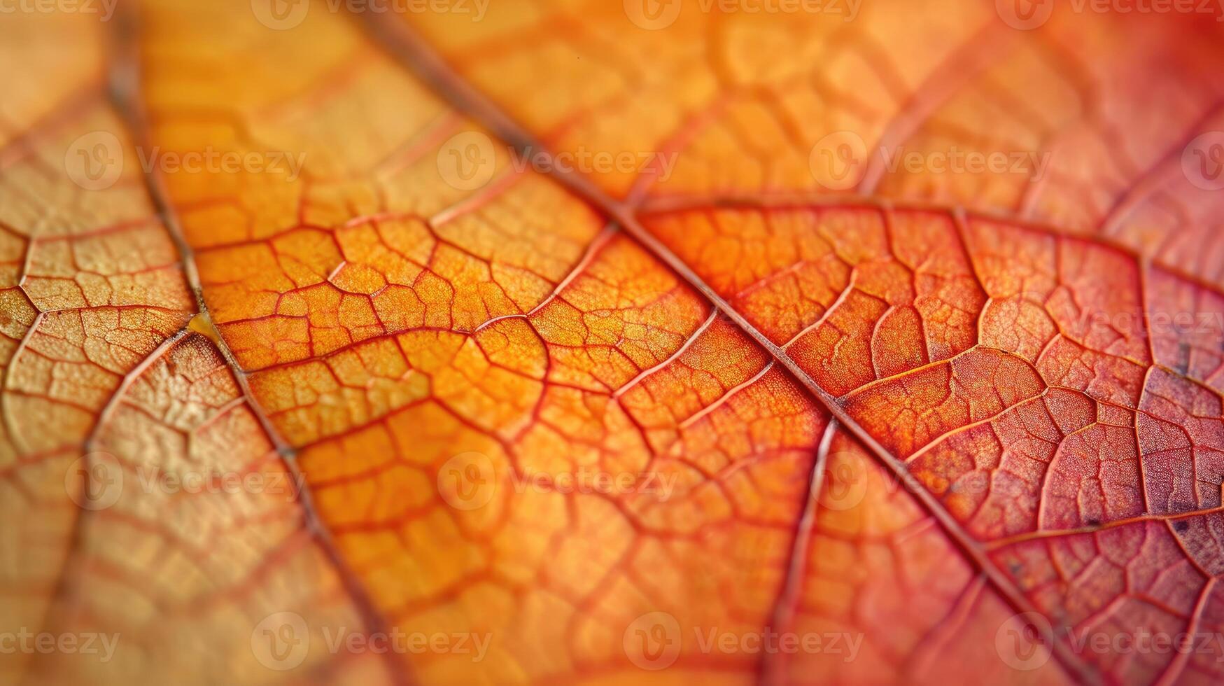 ai generato dettagliato macro tiro di autunno le foglie in mostra struttura e vena modelli, ai generato foto