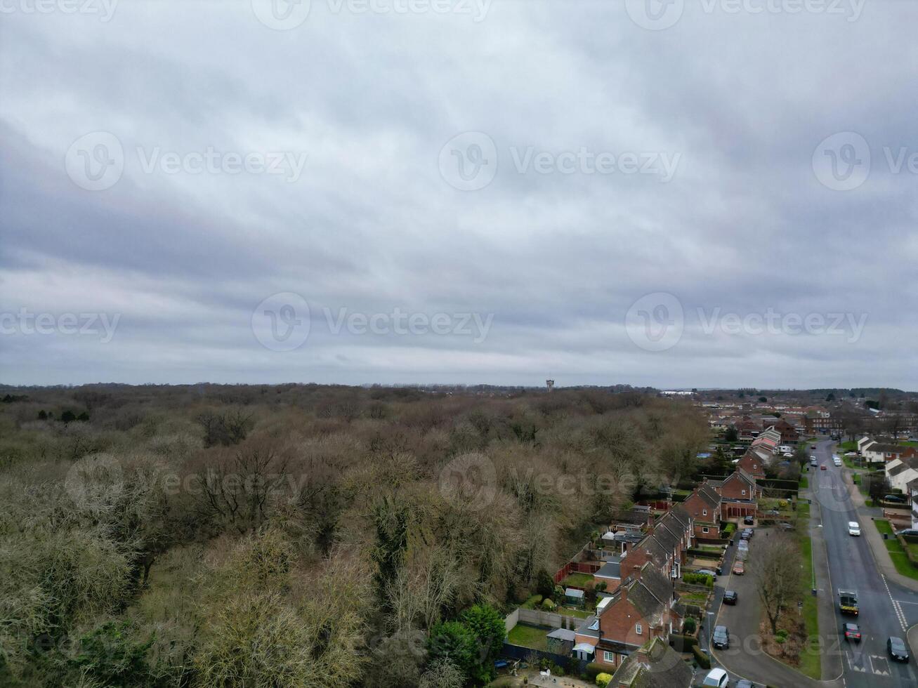 alto angolo Visualizza di corby città di Northamptonshire Inghilterra unito regno. novembre 1°, 2023 foto