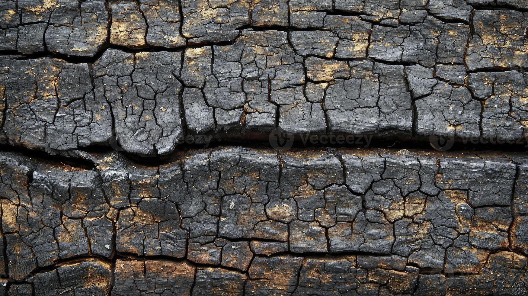 ai generato vecchio di legno sfondo con interessante crepe e legna grano. superiore Visualizza. foto