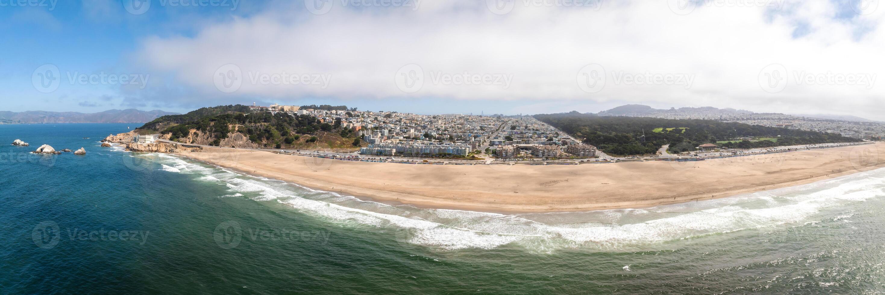 dove il mare incontra il terra nel san francisco. foto