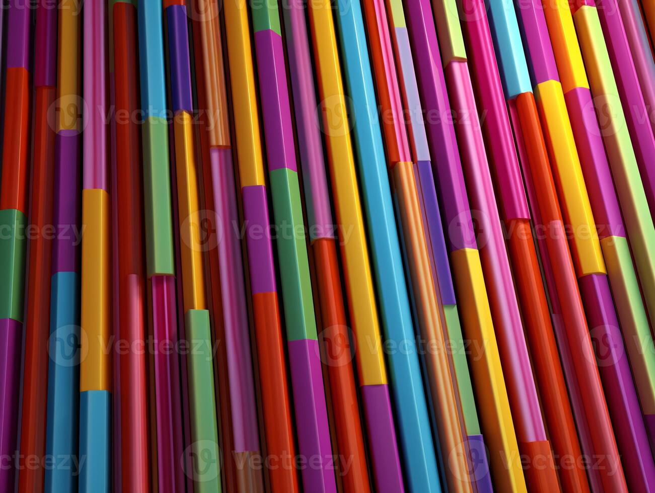 ai generato colorato verticale strisce sfondo parallelo multicolore Linee struttura foto