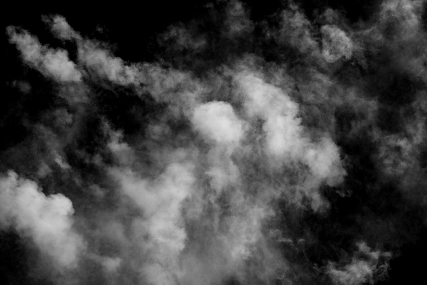 cielo con nero e bianca nube strutturato sfondo foto