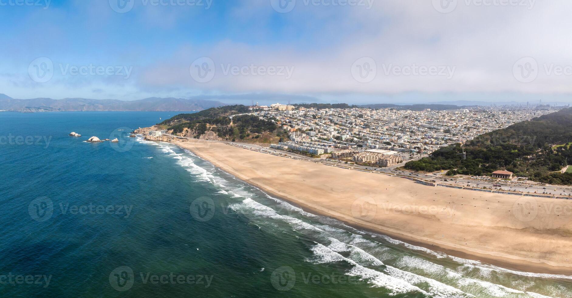 dove il mare incontra il terra nel san francisco. foto