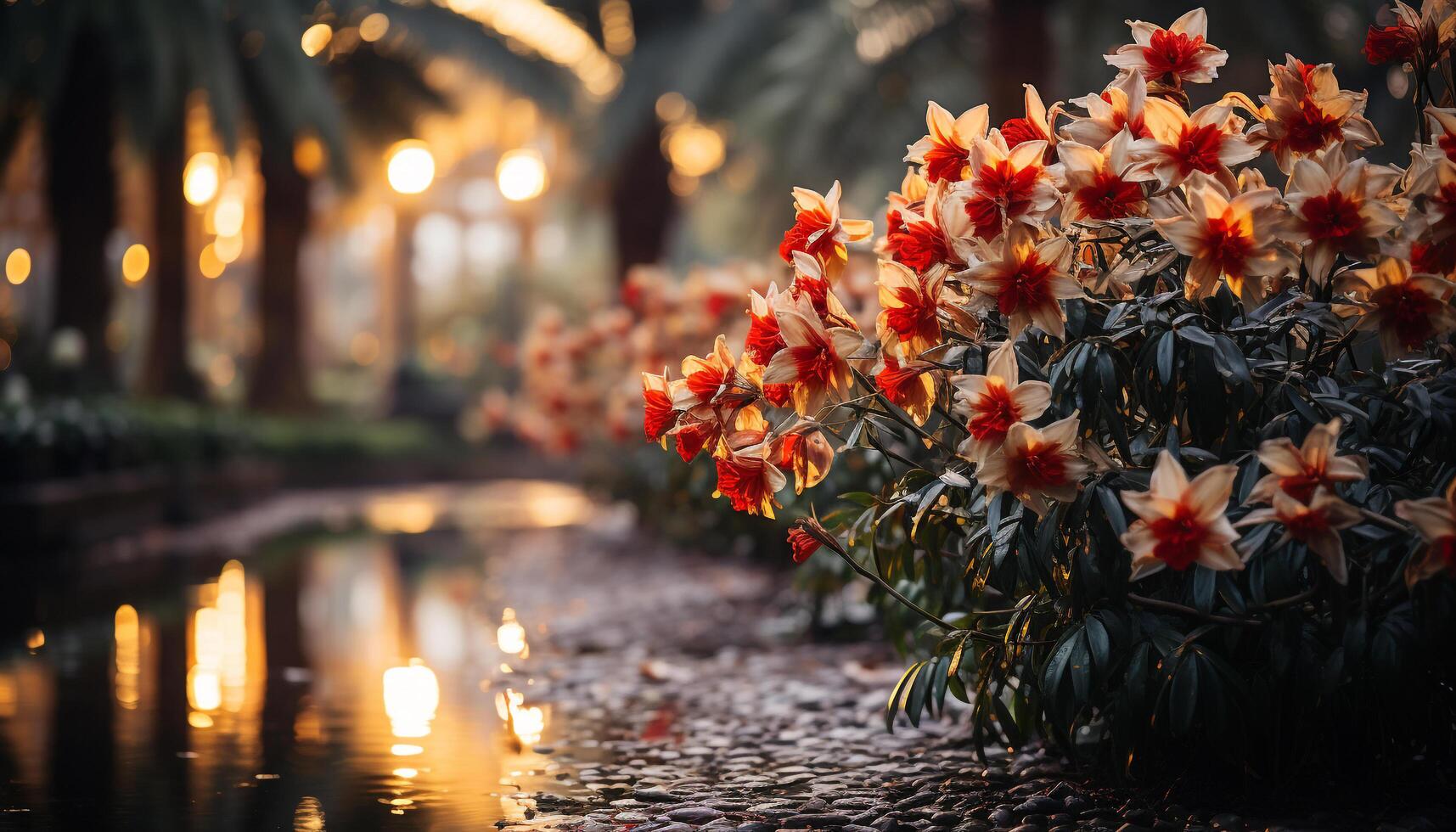 ai generato vivace colorato fiore testa fiori nel natura generato di ai foto