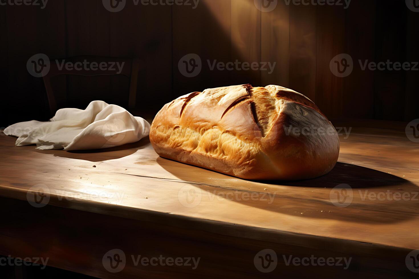ai generato diverso tipi di pane. forno concetto. varietà di pane vicino su. assortimento di al forno pane su di legno sfondo. glutine gratuito pane su di legno sfondo. foto