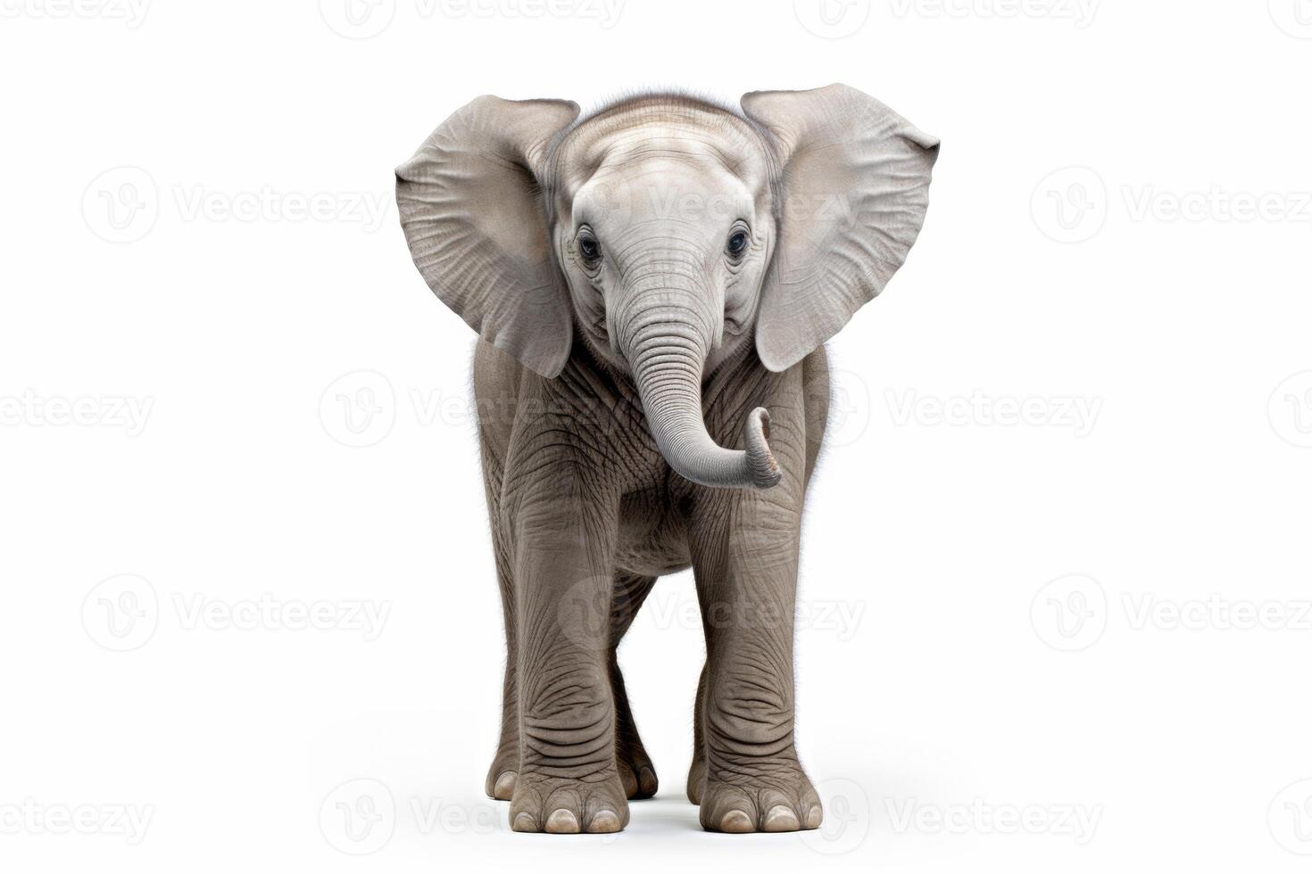 ai generato bambino elefante clipart foto