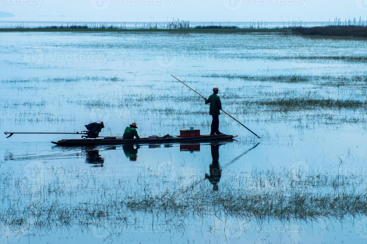 minimo di il pesca barca foto